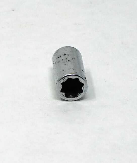 Vintage Snap-On USA [TM408] 1/4″ SAE 1/4″-Drive 8-Point Chrome Socket
