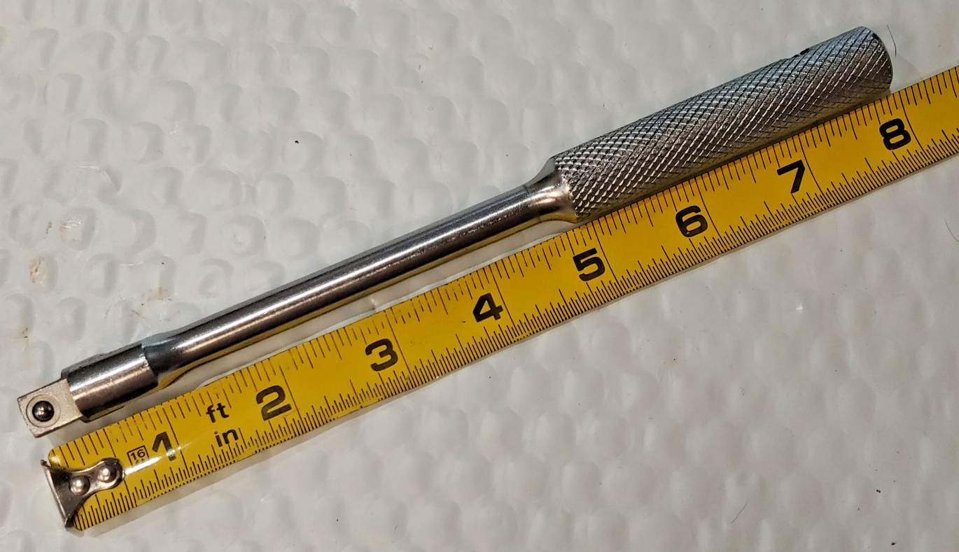 Thorsen 12J, 3/8″ Drive 8″ Breaker Bar Knurled Grip Made in USA Excellent Cond.
