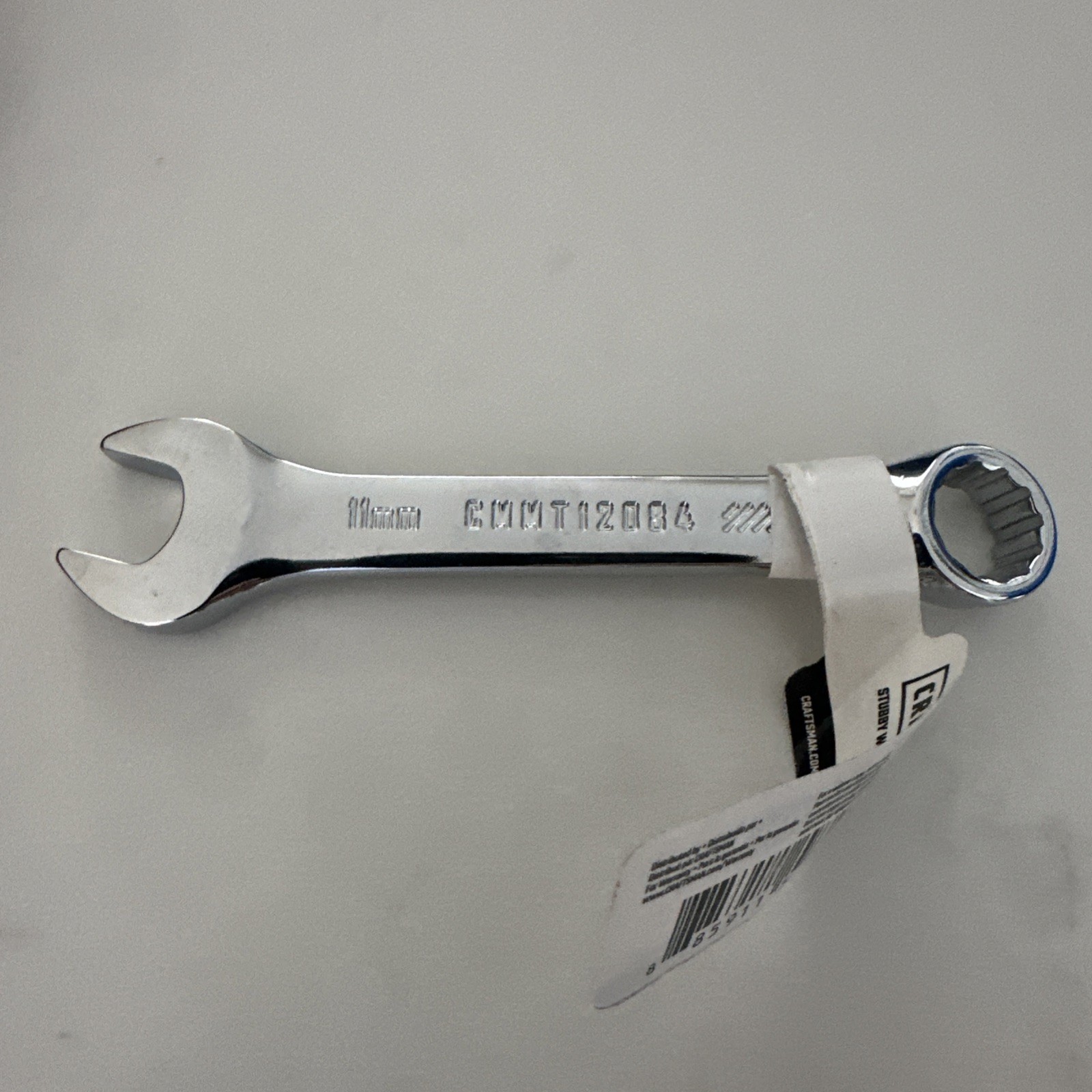 New Craftsman Wrench 11MM 12 Point Metric Stubby Polished Combination Wrench