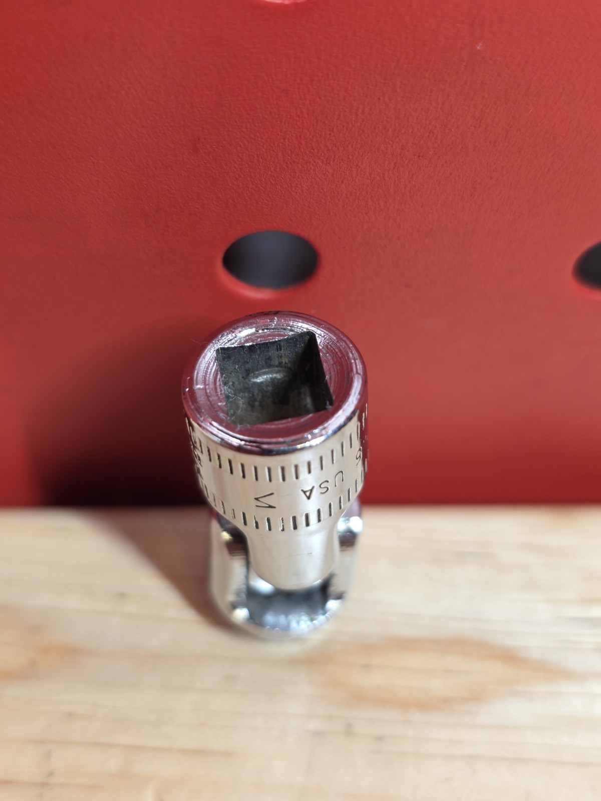 Snap-on TMUSM5.5 5.5mm 1/4″ Drive 6-Point Shallow Chrome Universal Swivel Socket
