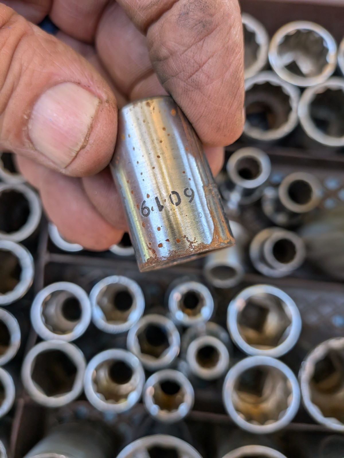 Lot of 70 + 1/2″ Dr Sockets SAE & some Metric Craftsman Thorsen Wright & More