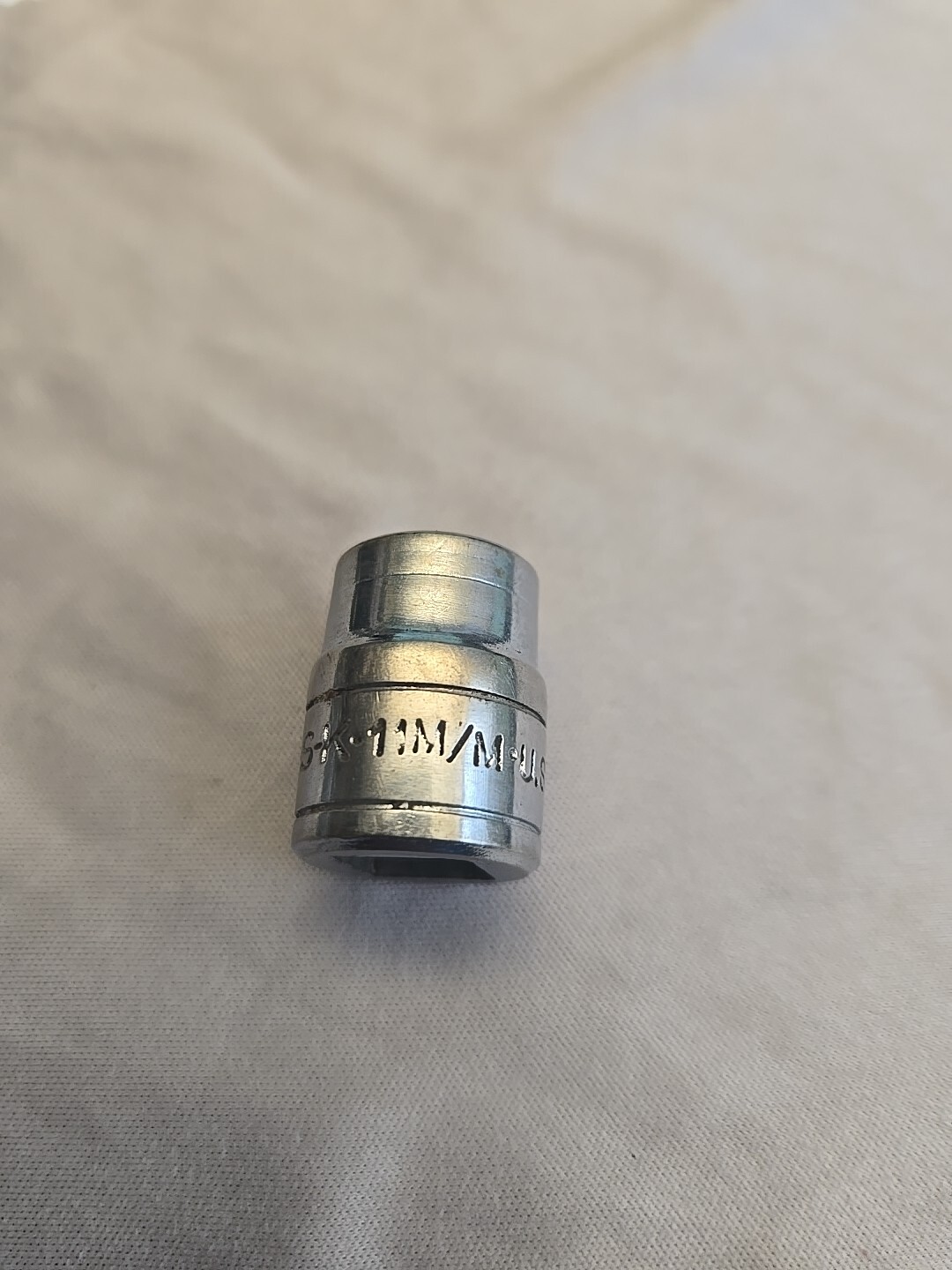 S-K 11mm 6pt Socket 3/8″ Drive 311 Made in USA See Photos