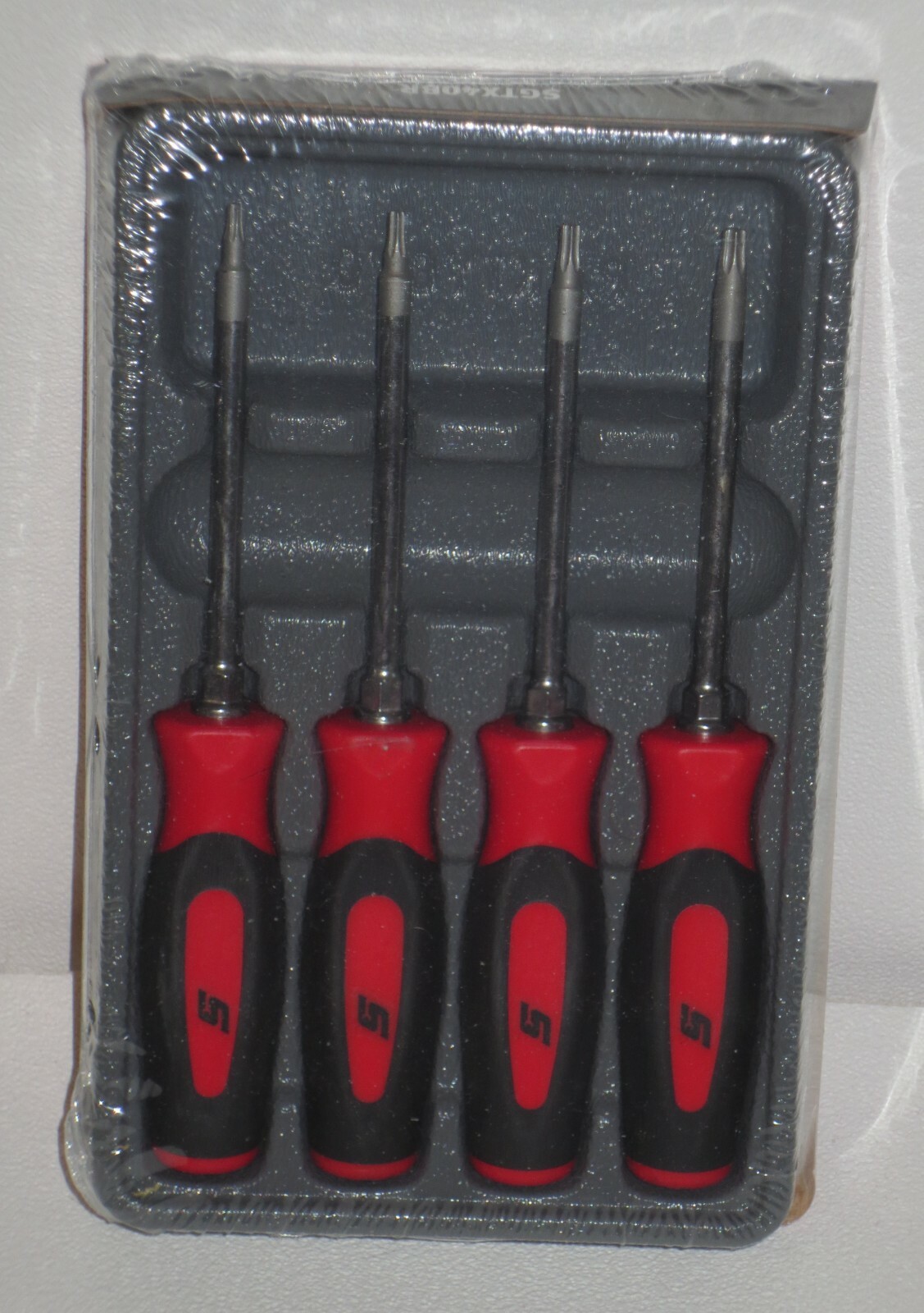NEW* Snap-on Torx Set SGTX40BR *RED SOFT HANDLES* Mini Torx BRAND NEW & SEALED!