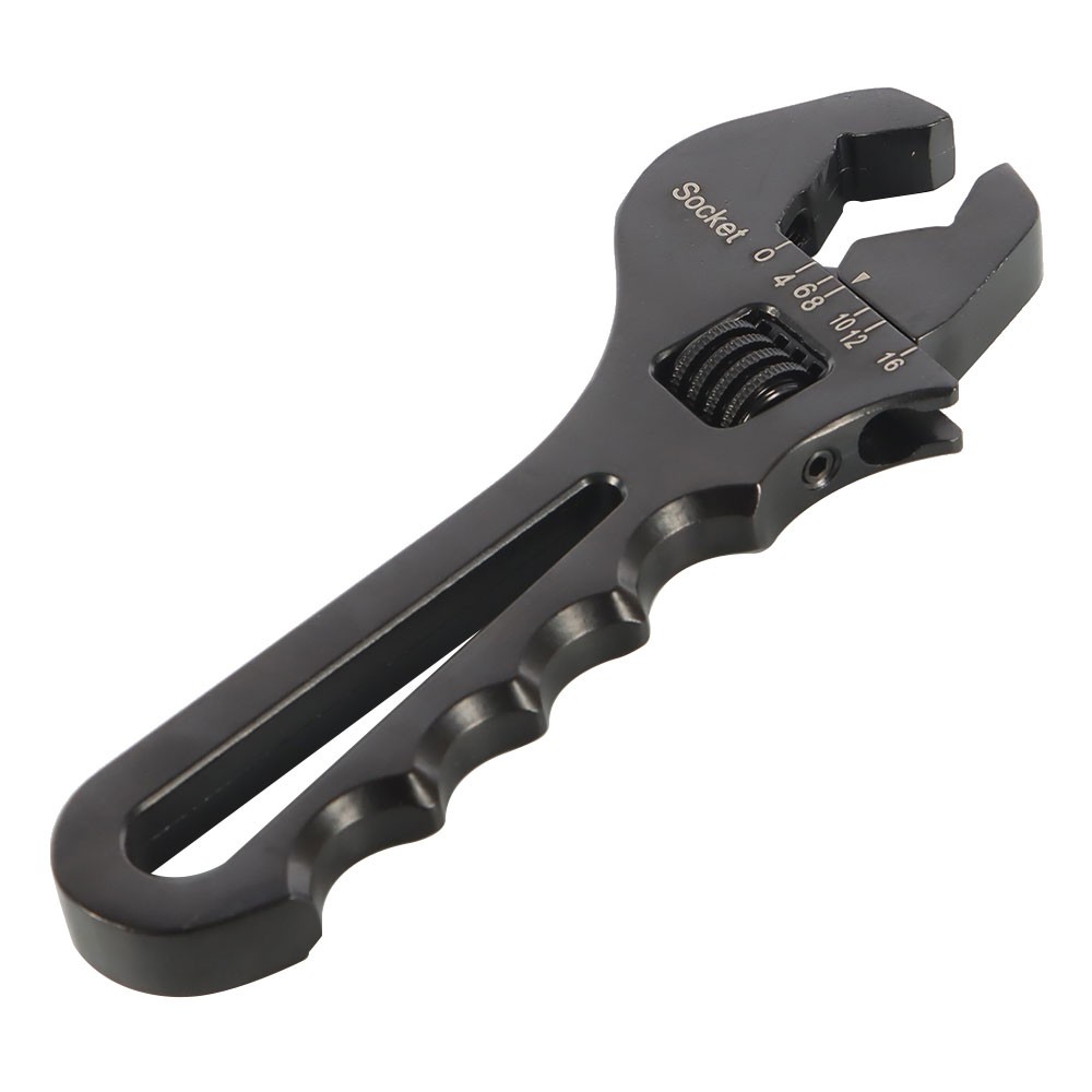 3AN-16AN For Hose End Fitting Black Aluminum Adjustable Wrench Tool Spanner New