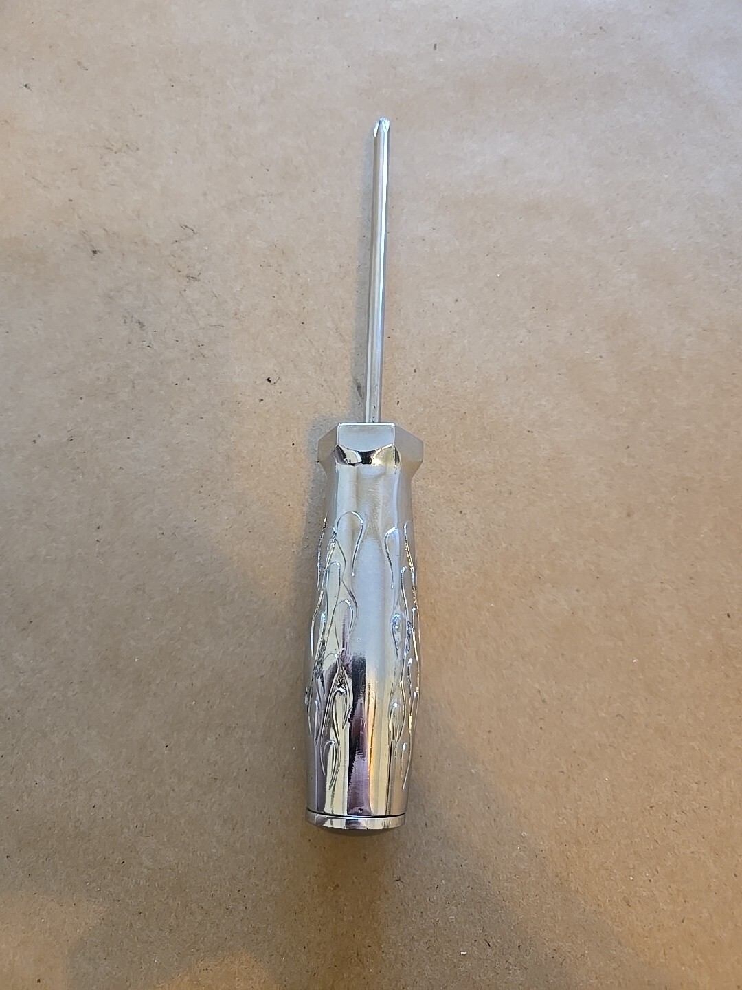 Pro Shop Phillips Flat Head Various Lengths & SizesChrome Screwdrivers Set Of 5