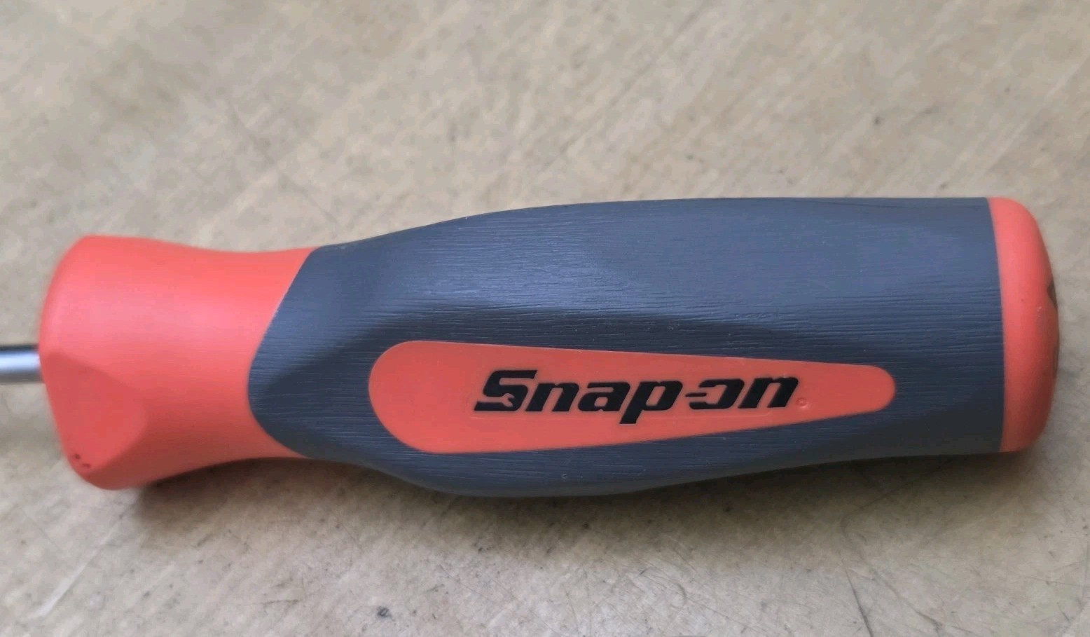 New Snap On SHD146O-3/16″ Flat Tip X 10″ Long Blade Orange Hard Grip Screwdriver