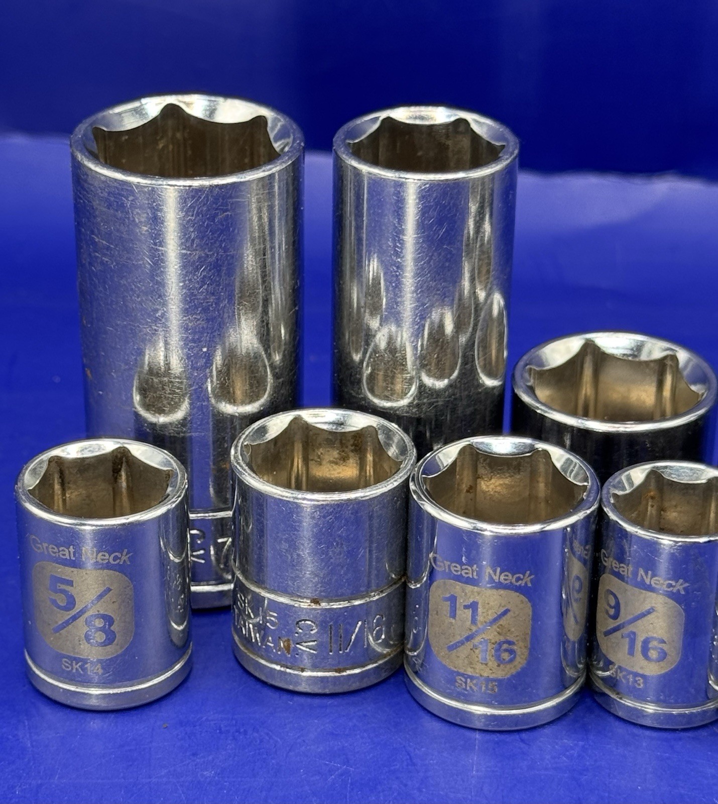 21-Piece Great Neck 3/8″ Drive Socket Set Multiple Socket Sizes 6-Point