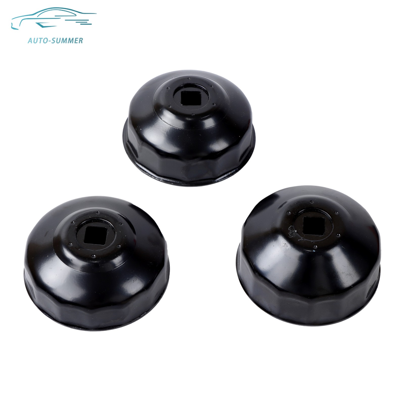 Cup Type Oil Filter Cap Wrench Sleeve Removal Tool Set 1/2″ 3/8″ Adaptor Manual