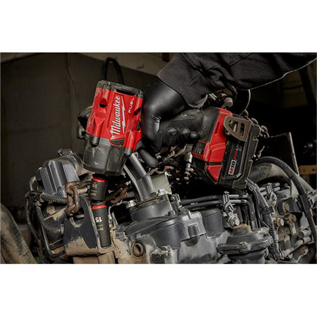 Milwaukee 49-66-7008 14 PC SHOCKWAVE 3/8″ Dr Metric Deep 6 Point Socket Set