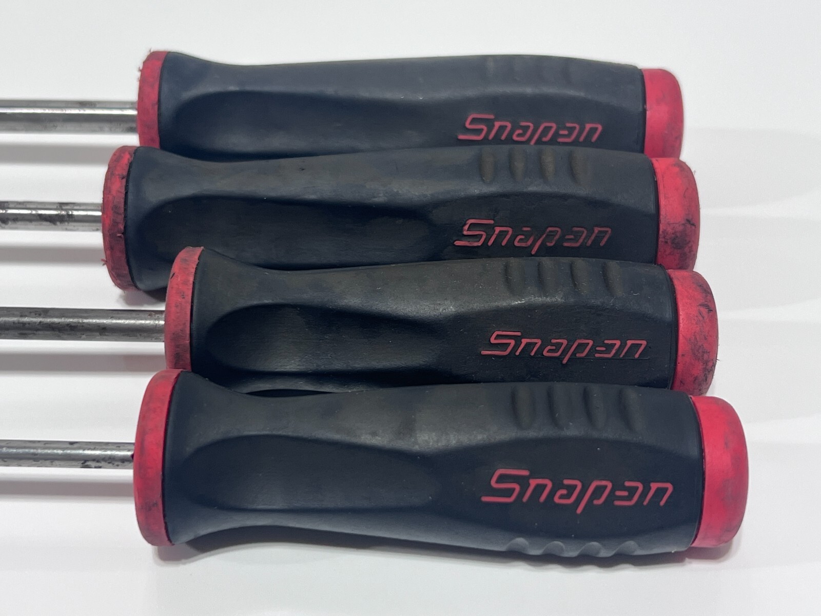 Snap-On Tools USA SGASA104BR 4pc Hook & Awl Set Large Pick & Awl Set, Red Grip