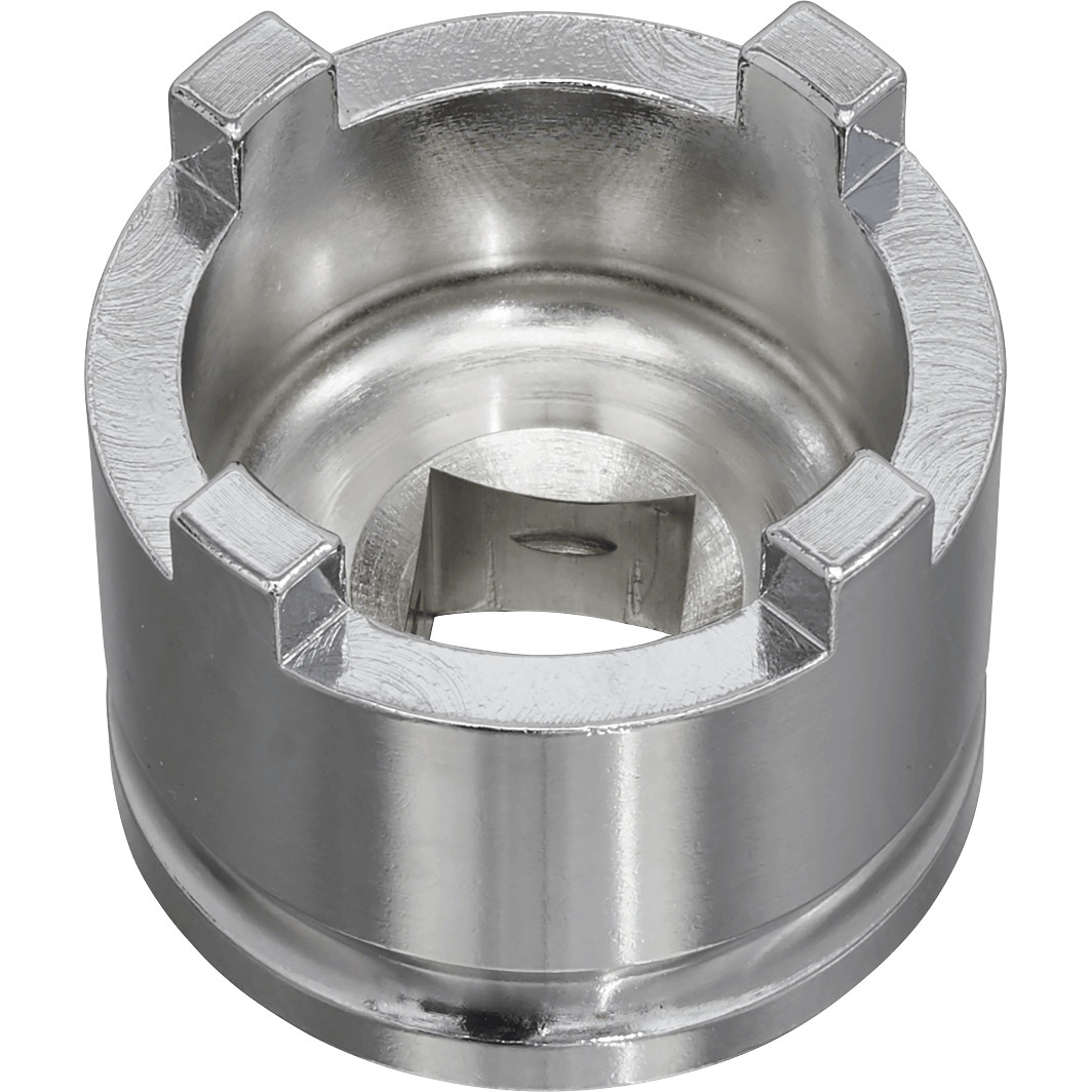 Sealey 1/2″ Drive 4 Pin Motorcycle Swingarm Lock Nut Socket 43mm