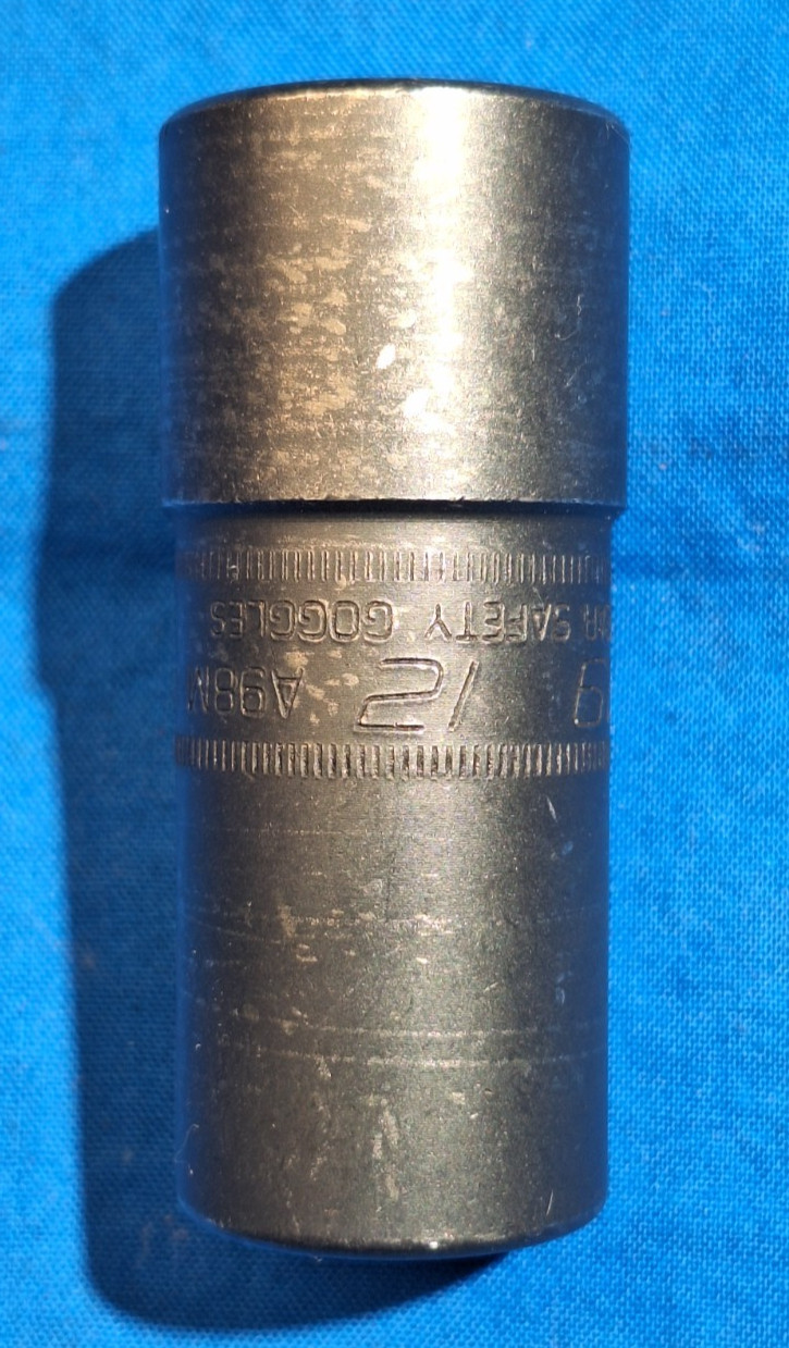 Snap-On A98M 1/2″ drive METRIC 19mm-21mm lug nut flip socket