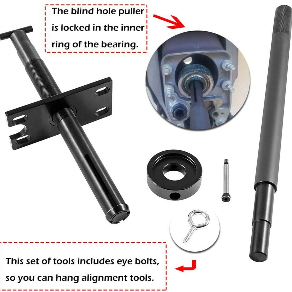 Gimbal Bearing Puller Remover Installer Alignment Tool For Mercruiser Alpha OMC