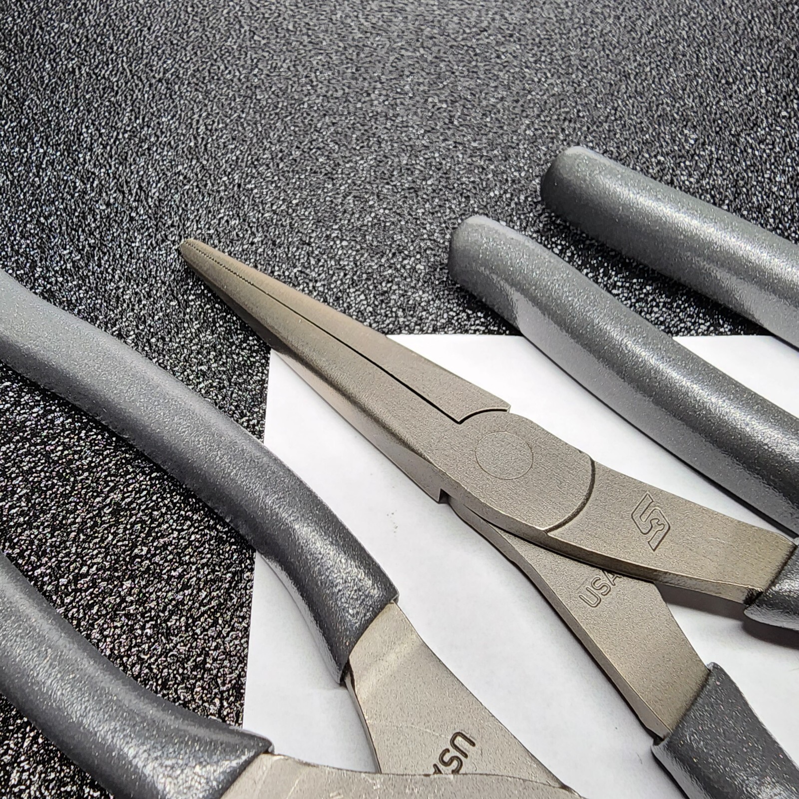 Snap-on Tools USA NEW 5pc DARK TITANIUM Combo Plier & Cutter Lot Set LN47ACF