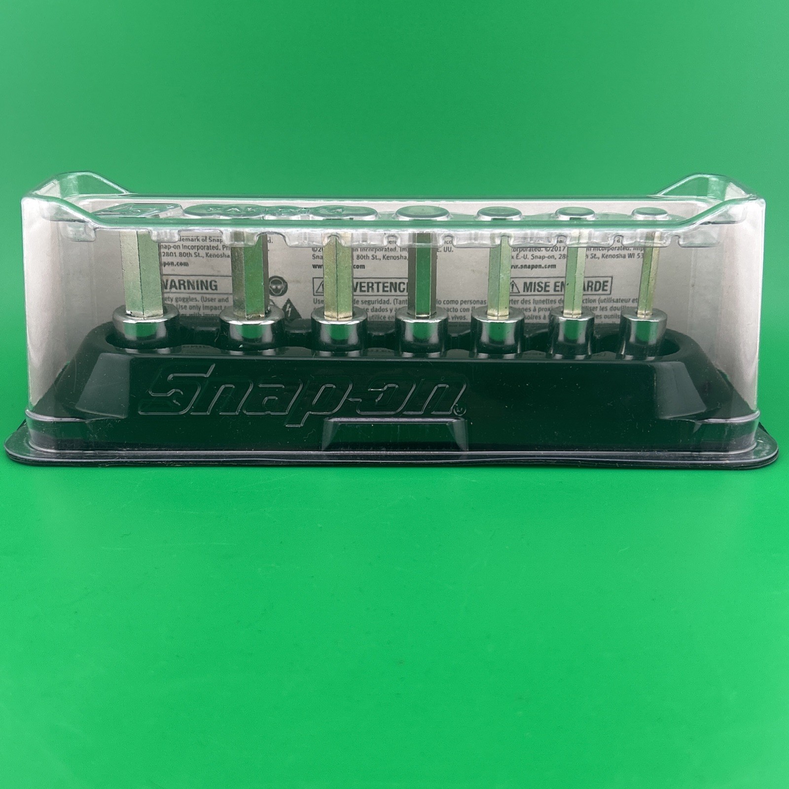 🔥NEW🔥Snapon 207efamy 7pc 3/8 Drive 4-10mm Hex Socket Set USA METRIC