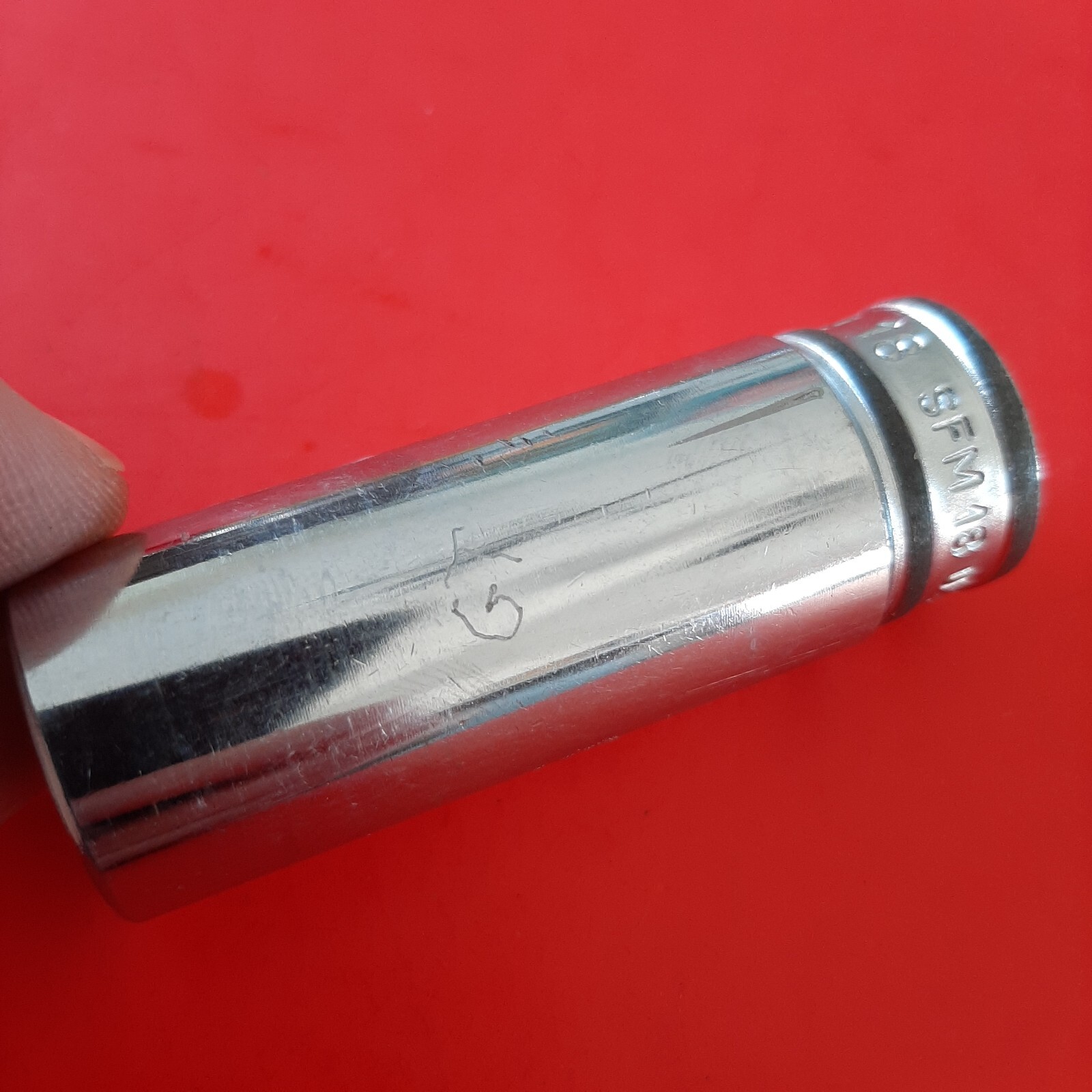 Snap-on Tools USA 3/8″ Drive 18mm Metric 12 Point Deep Chrome Socket SFM18