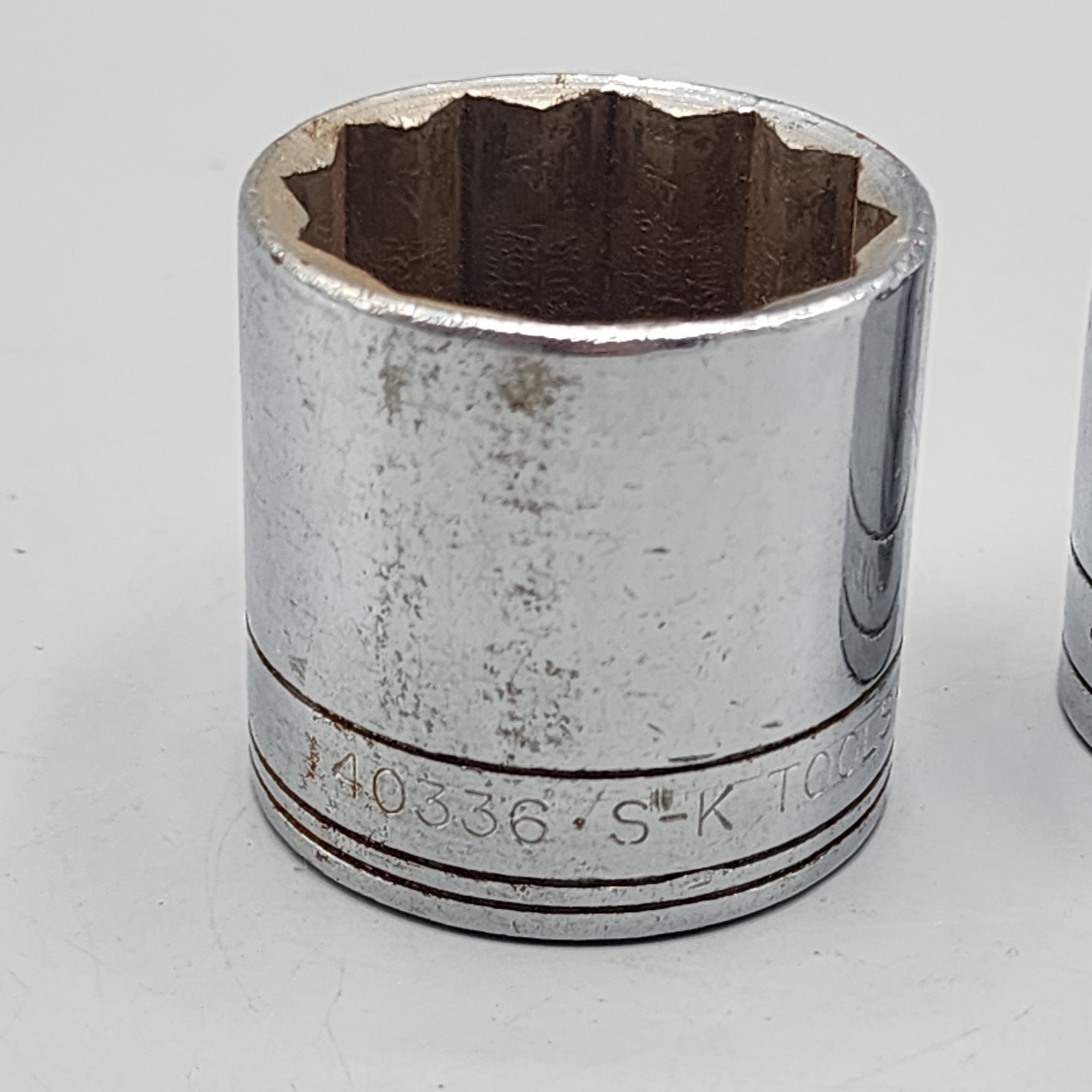 Nice S-K Tools 40336 36mm 12-point 1/2″ Drive Socket + 1/16 Socket USA