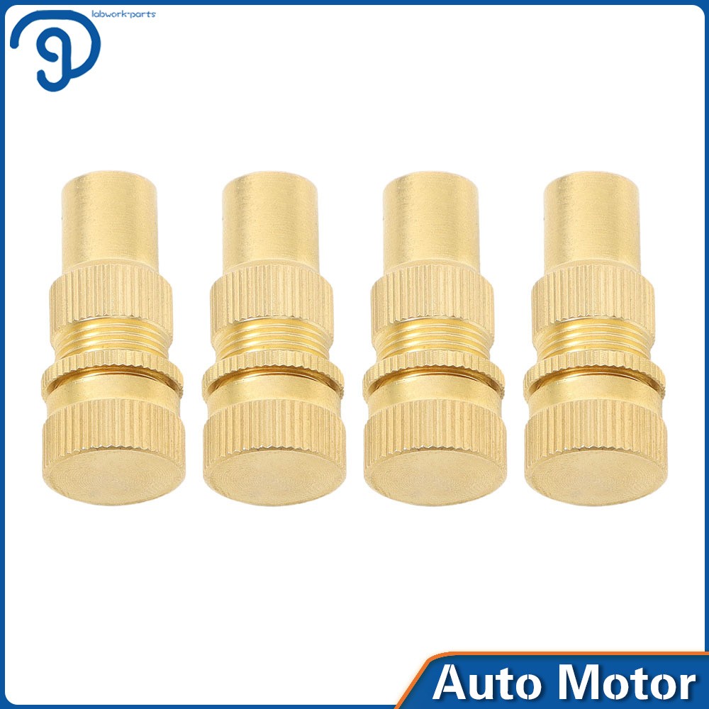 4 x Tyre Deflators Brass Air Deflator 0-60 PSI Tire Valve Core Tool Automatic