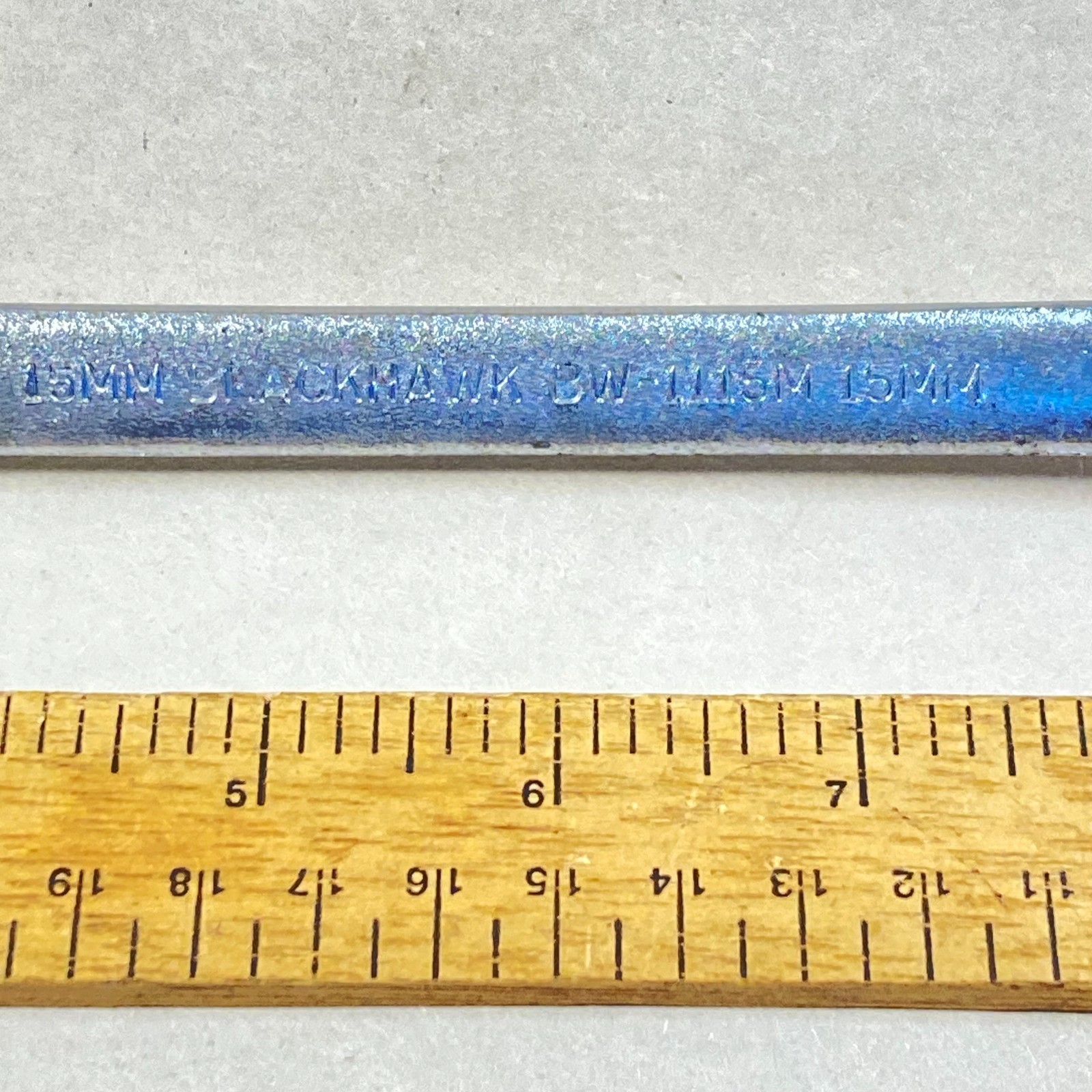 Blackhawk 15mm Combination Wrench 12 Point Metric Satin Finish #BW1115M USA