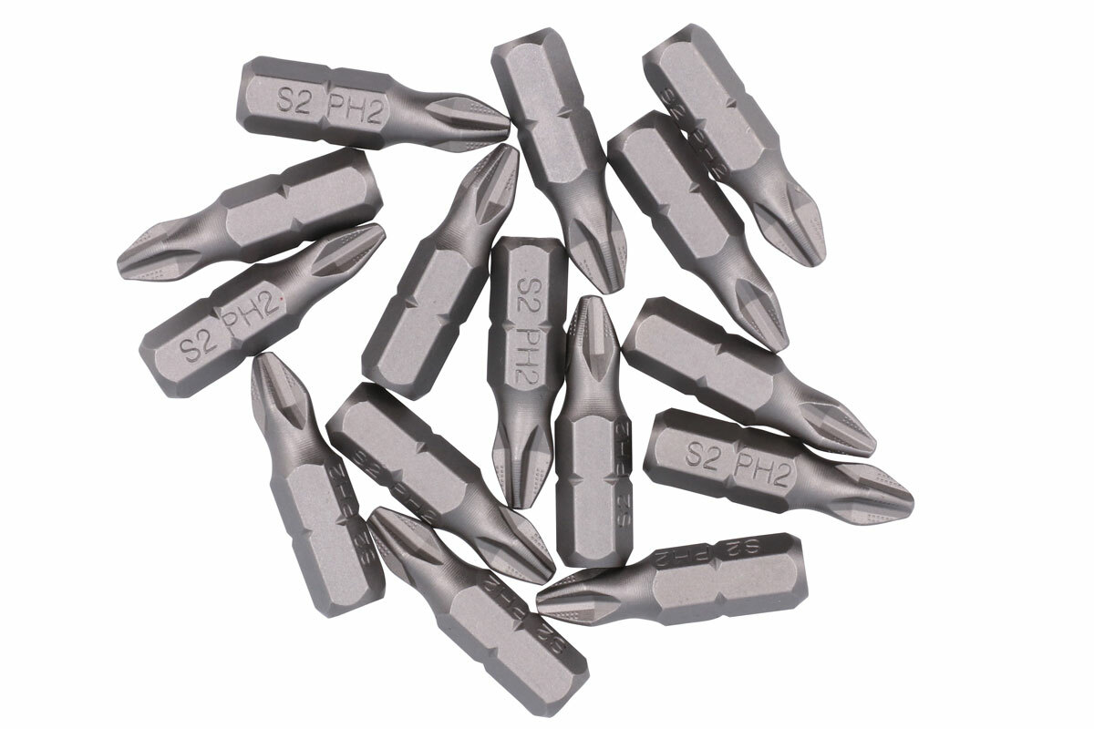 Laser 8278 15 Piece Ph2 Non-Slip ‘Cubic’ Tip Bit Set