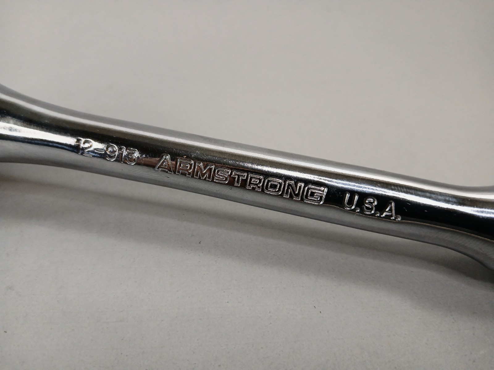 Armstrong Tools USA Nos 1/2” Drive Ratchet 12-913 Rare Round Head 11.5” Long