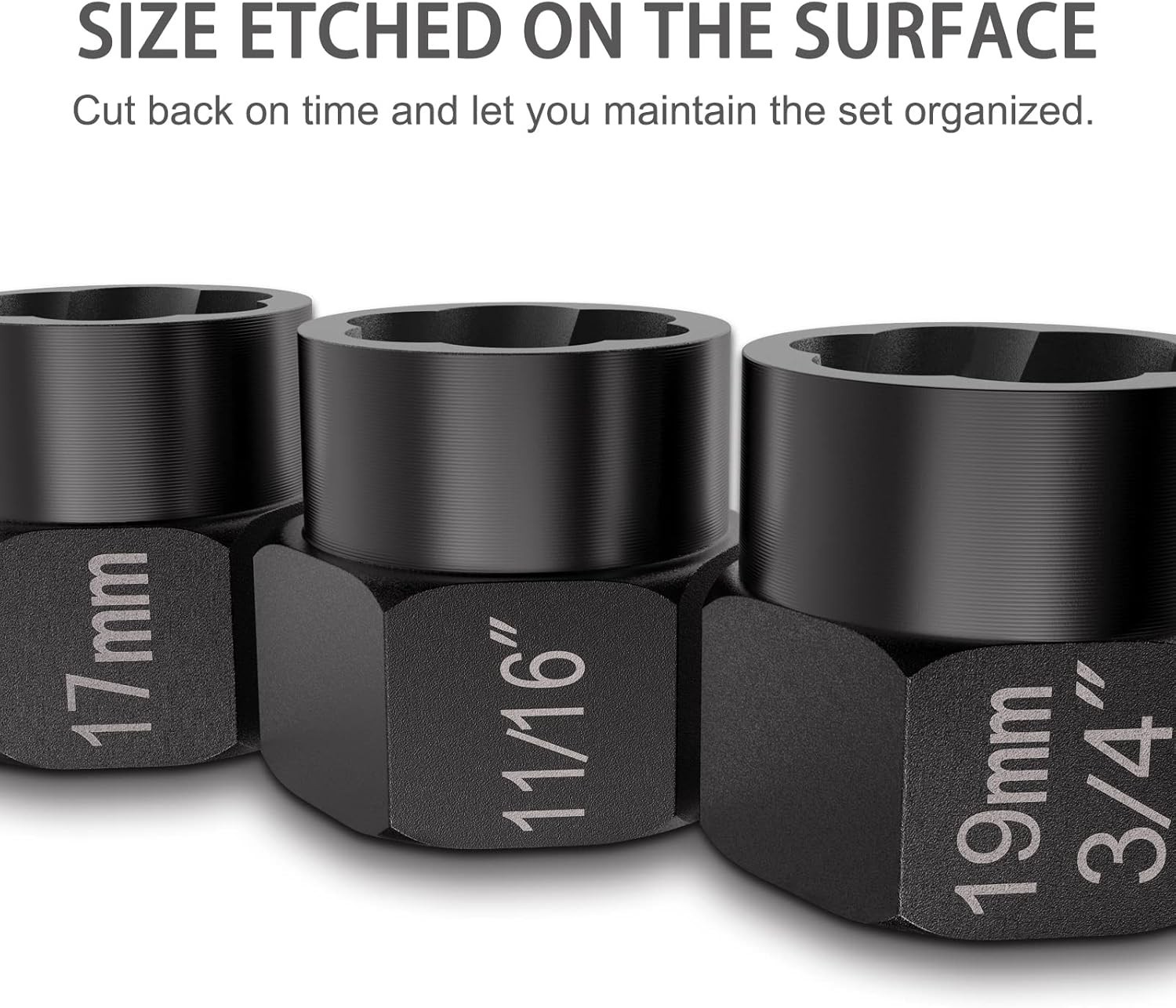 13-Piece Twist Socket Set in 41Cr Steel – Perfect for Stripped Bolt Extraction