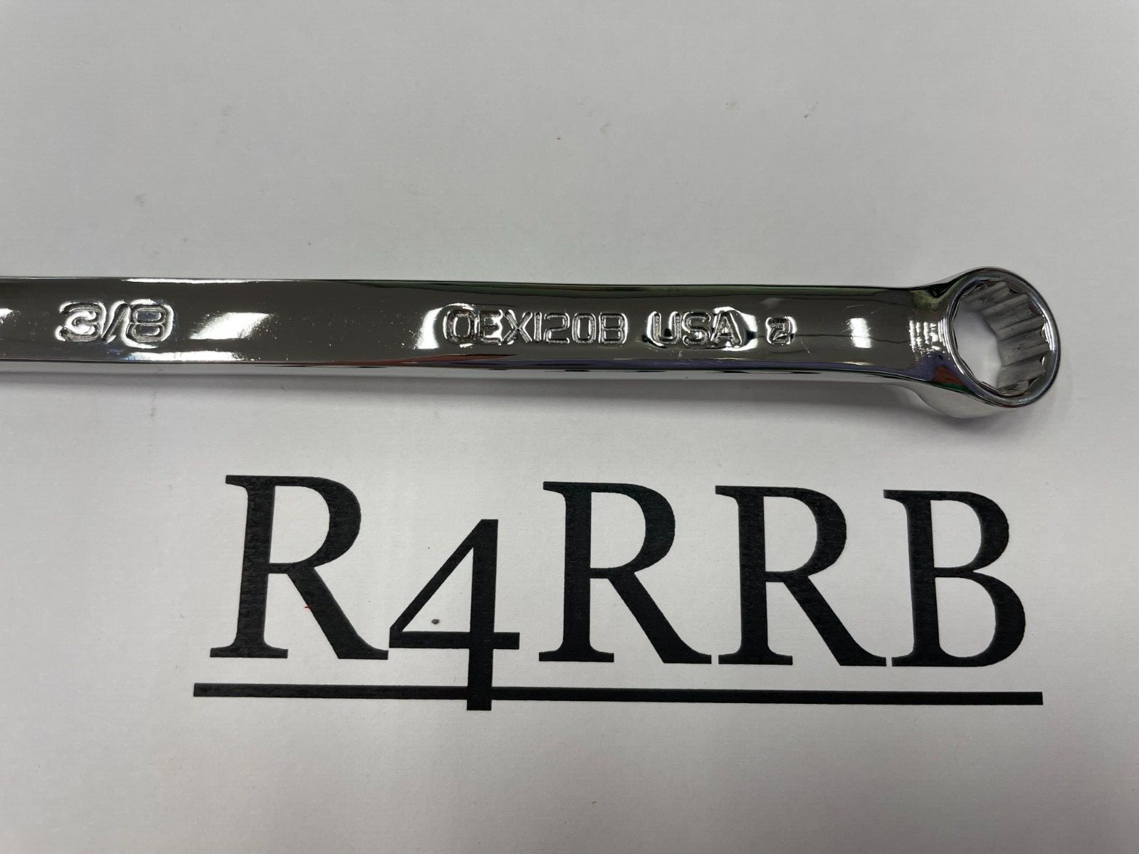 Snap-on Tools USA NEW 3/8″ SAE 12 Point Short Length Chrome Combo Wrench OEX120B
