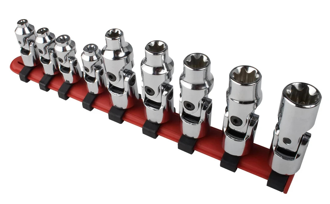 Sunex 9912 Universal External Star Socket Set 9-Piece