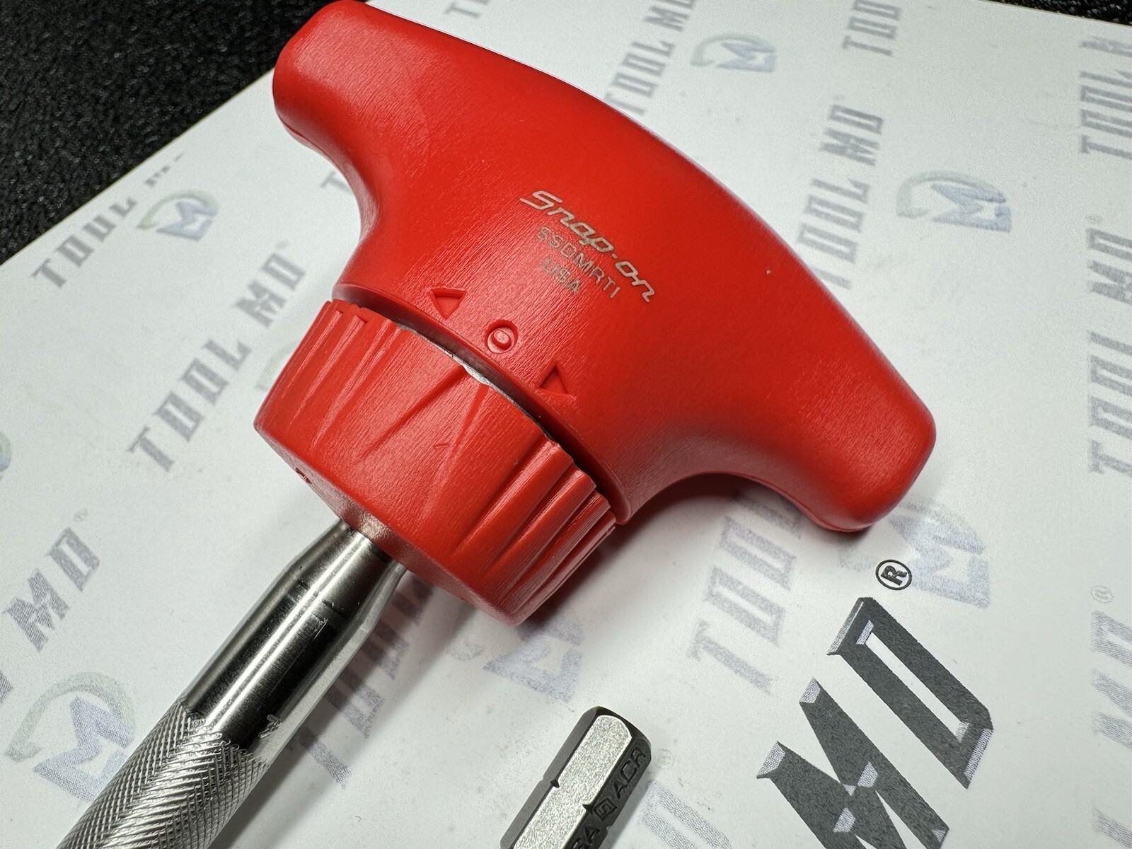 Snap-on Tools USA NEW RED T-Handle Ratcheting STUBBY Screwdriver SSDMRT1