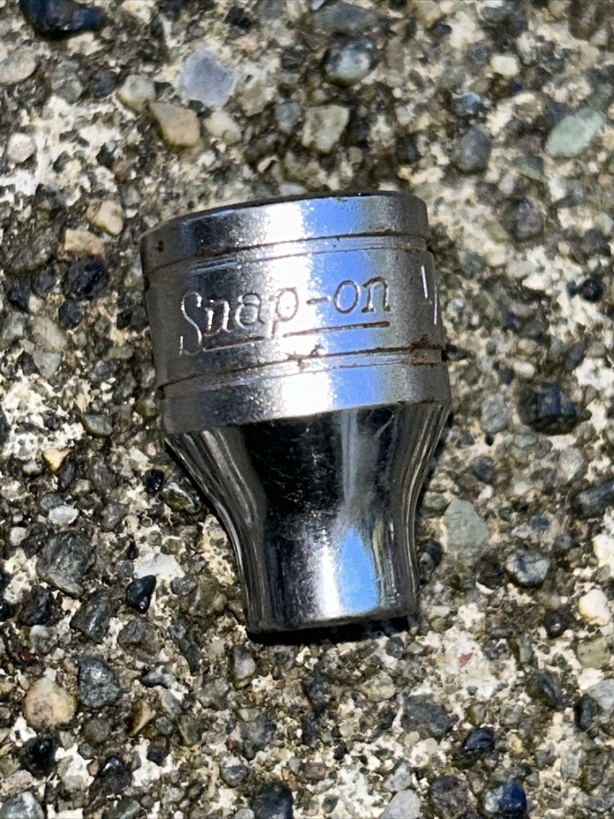 Snap On 3/8″ Drive 1/4” 6 Point Shallow Chrome Socket FS081