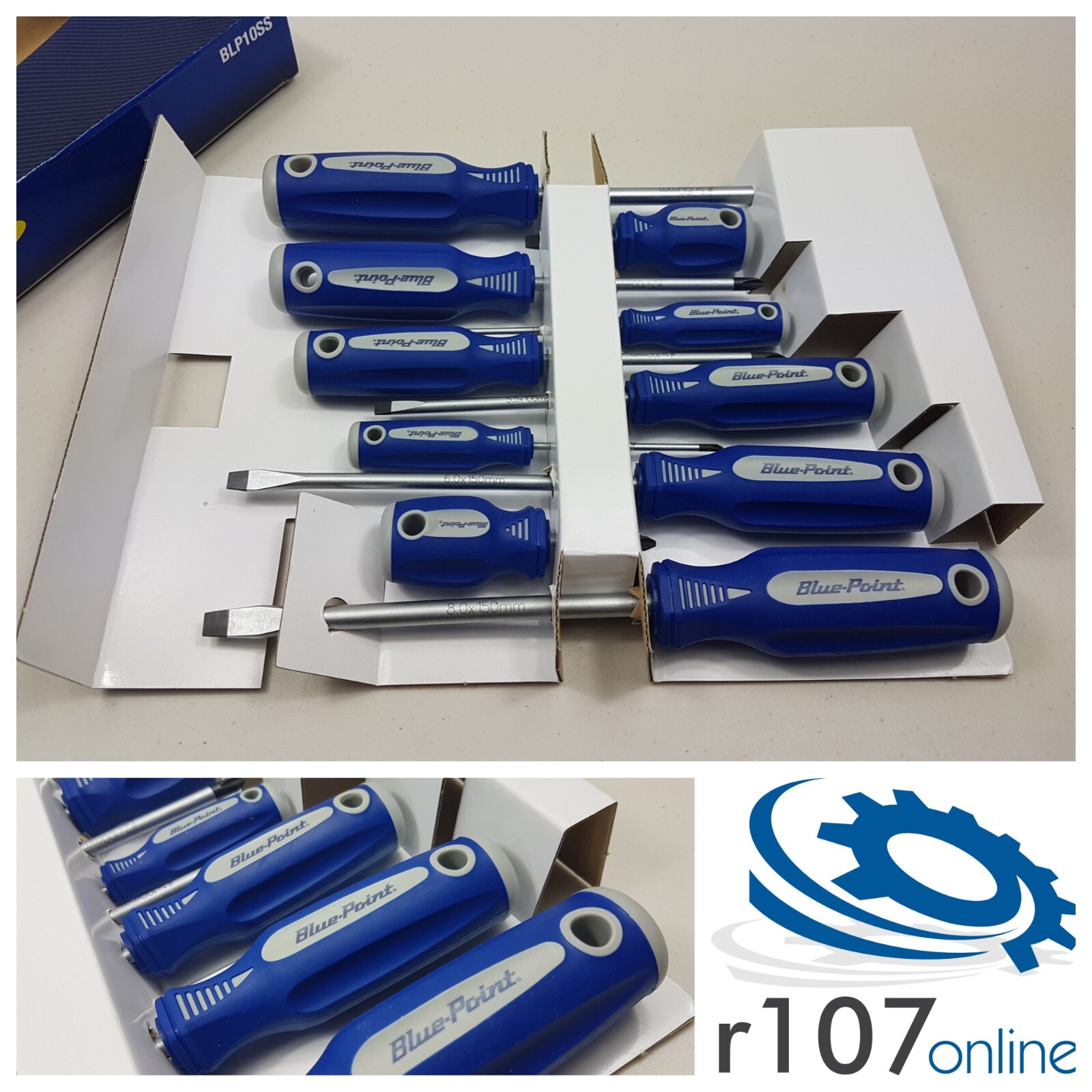 Blue Point 10pc Screwdriver Set – As sold by Snap On.