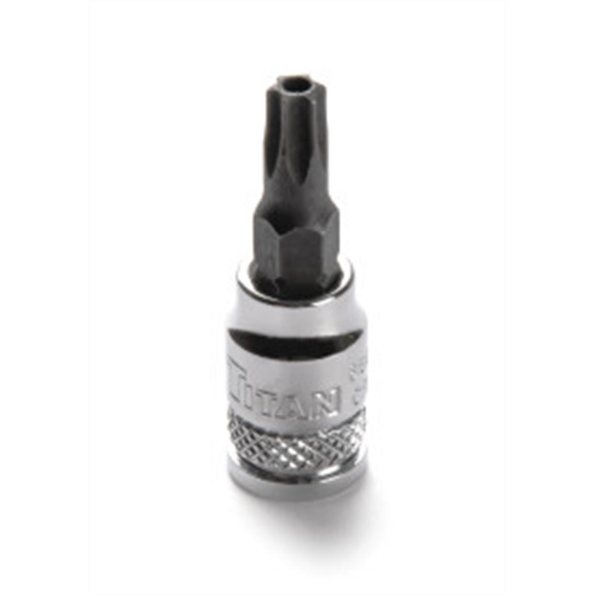 TITAN TAMPER PROOF TORX BIT SOCKET 1/4″ D