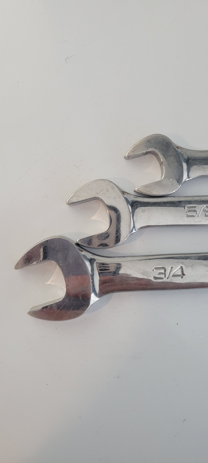 Set Of 3 Snap-On 12 Point SAE Size 9/16, 5/8, 3/4 Wrench OEX18B,OEX20B,OEX24B