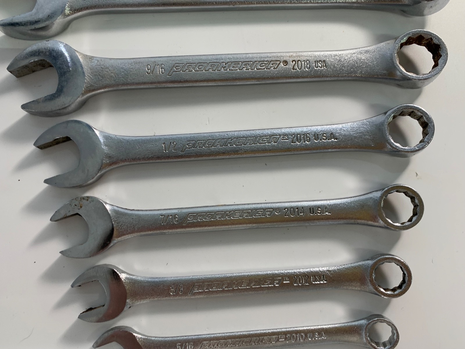Pro America USA 12 Piece SAE 12 Point Combination Wrench Set 5/16″ – 1″