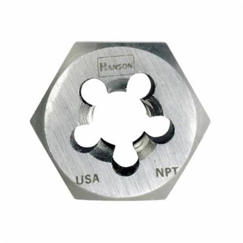 1/4 -18 NPT X 1.4″ Hex Pipe Die Nut Irwin Hanson 7403 Carbon Steel Rethread USA