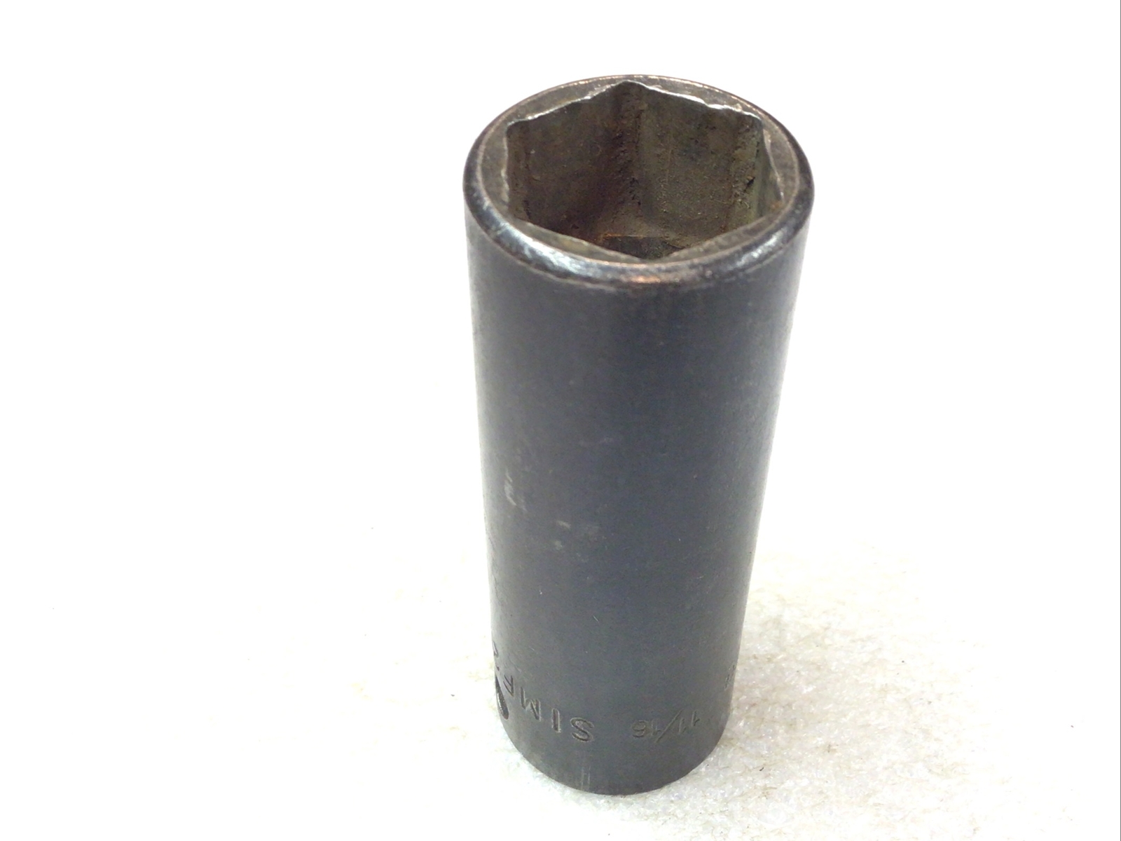 Snap On#SIMF220 – 11/16” , SAE, 6PT., 3/8” Dr., Deep, Impact Socket-USA-NICE-
