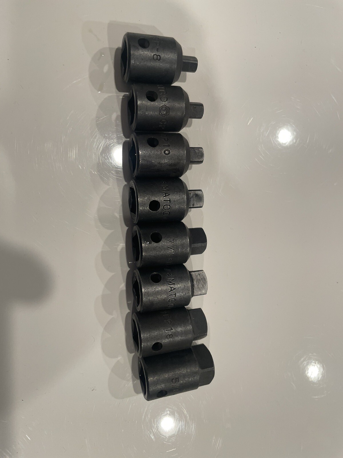 Matco ADV Impact Drive Adapter 1/2 Set Of 8, Most Popular Sizes