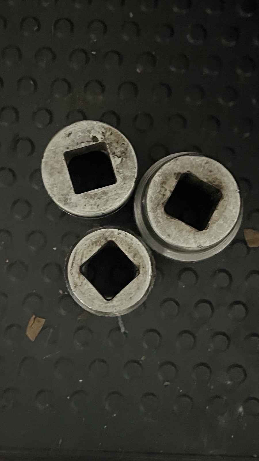 💥BONNEY 3/4”dr Socket Set of 3 1-1/4 1-1/16 1-3/16 USED 12 pt VINTAGE