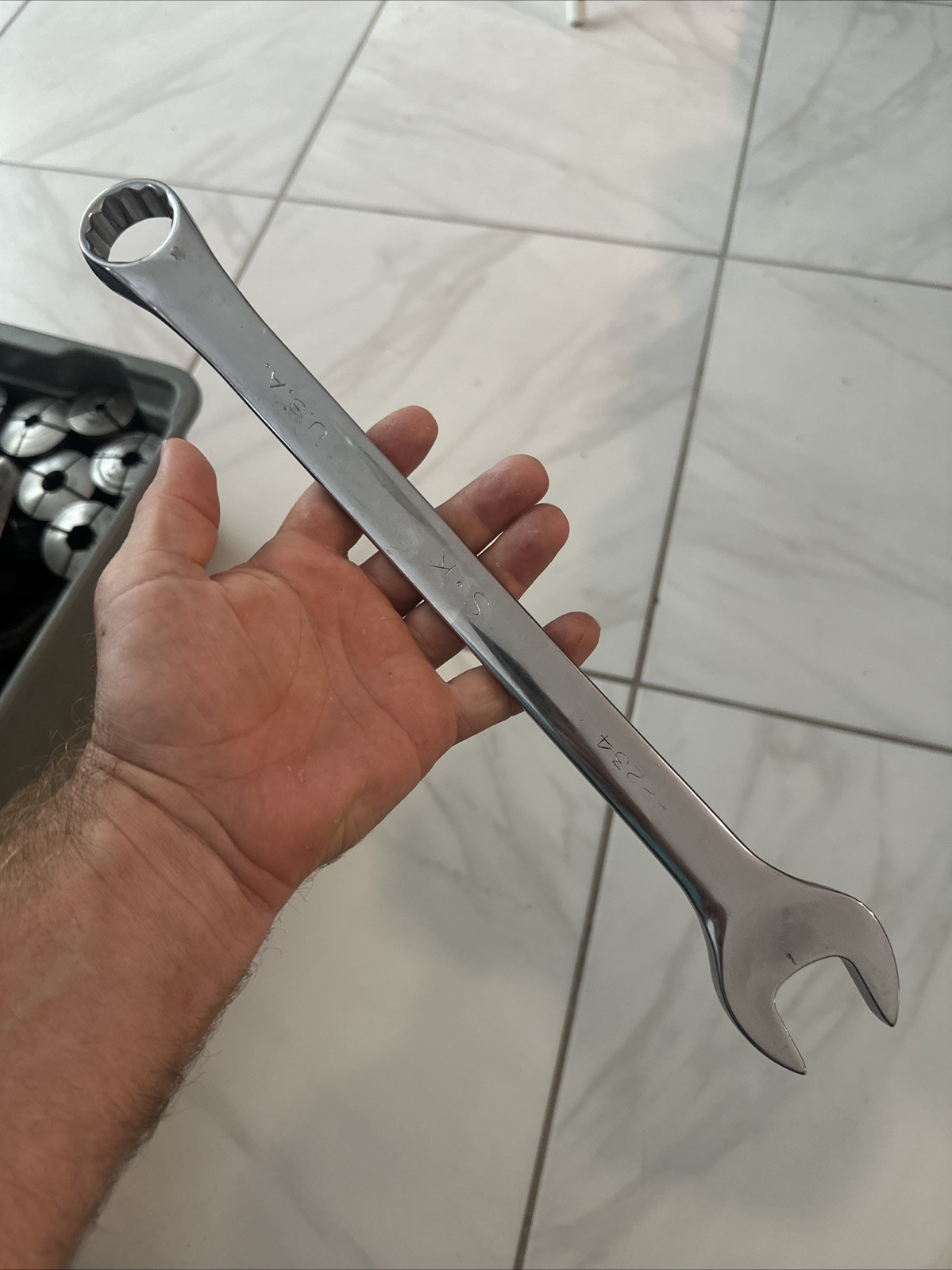 SK USA 88234 1-1/16″ 12pt Chrome Combination Wrench Mechanics Tool Industrial