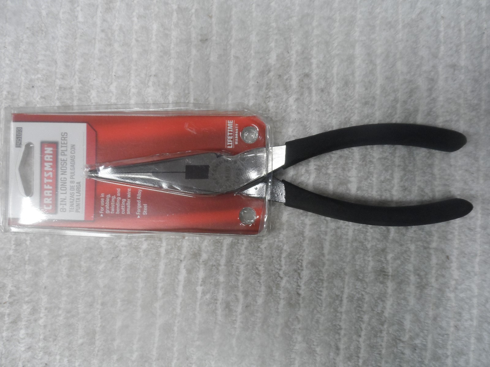 Craftsman 8 in. Long Nose Pliers, made in USA – Part # 45103