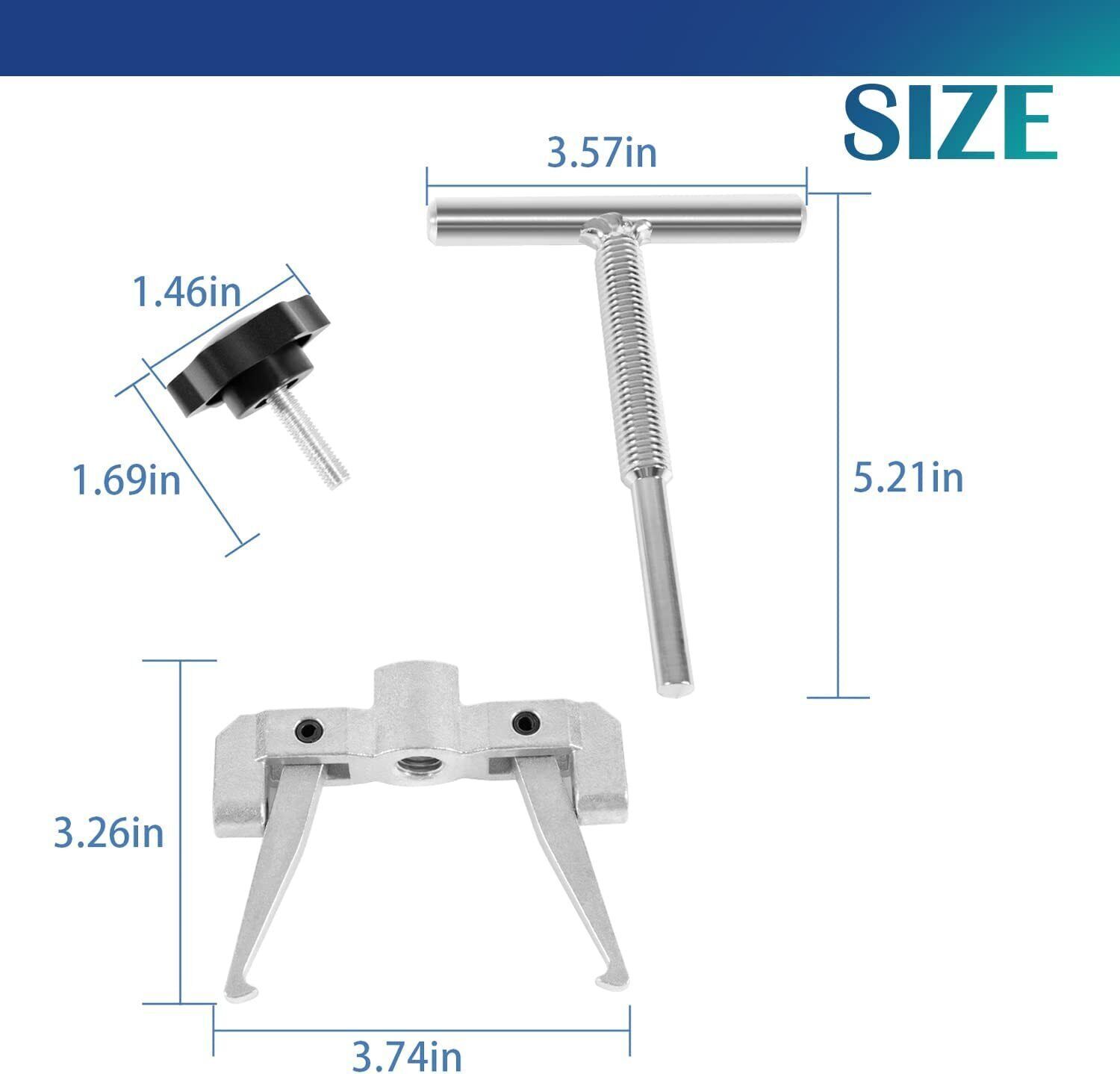 660040-1 Impeller Puller Removal for Impellers 2-1/4″ ~ 2-9/16″ Jabsco Pump