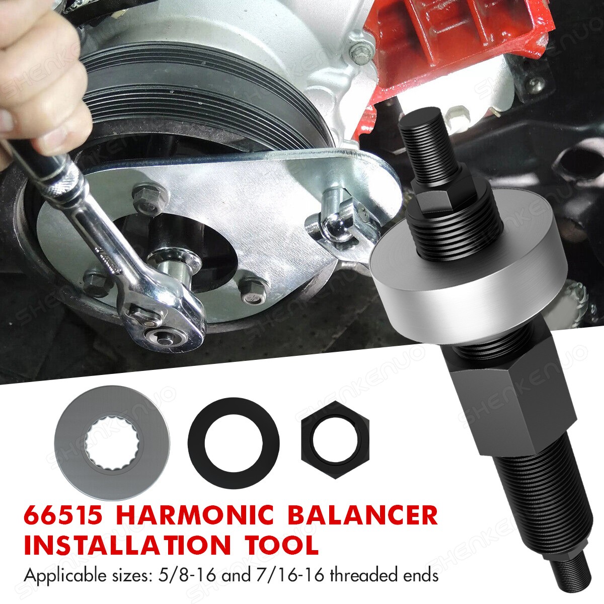 Proform Harmonic Balancer Tool 66515; Installation Tool for Chevy SBC , BBC