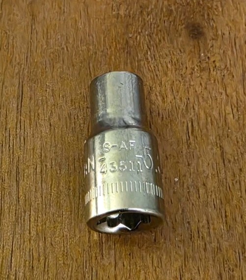 Craftsman 5.5mm Socket 6 Point 1/4″ Drive S-AF 43511