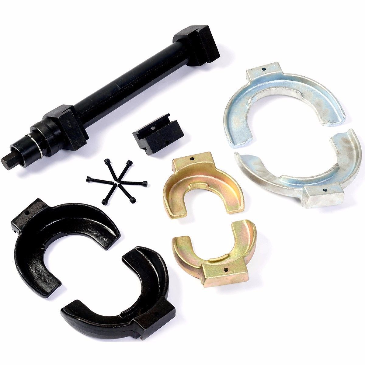 Fork Strut Coil Clamp Spring Compressor Macpherson JAW Tool Set Auto Garage US
