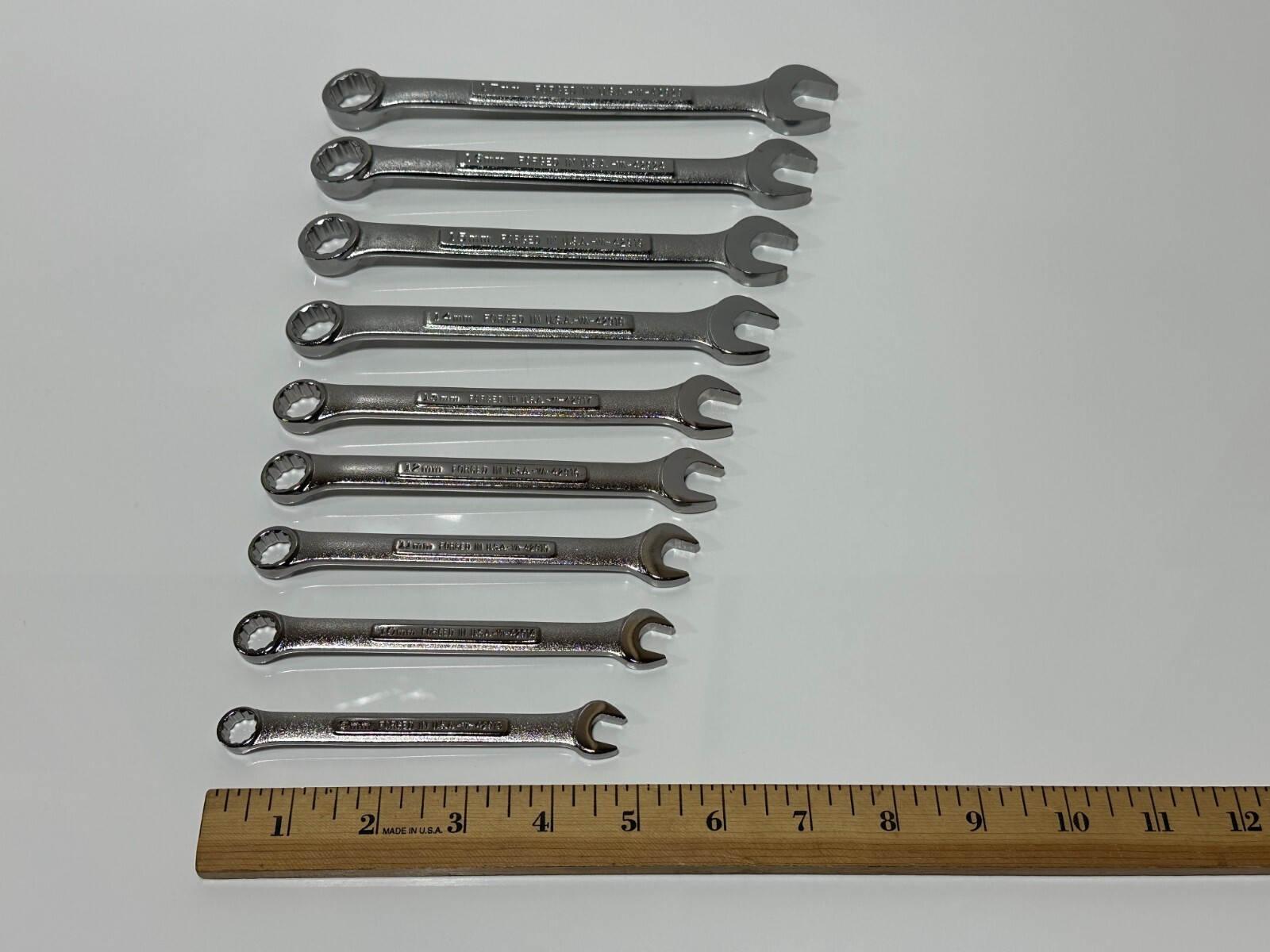 NEW Craftsman Tools USA 47001 VA 9pc Metric 9mm to 17mm Combination Wrench Set