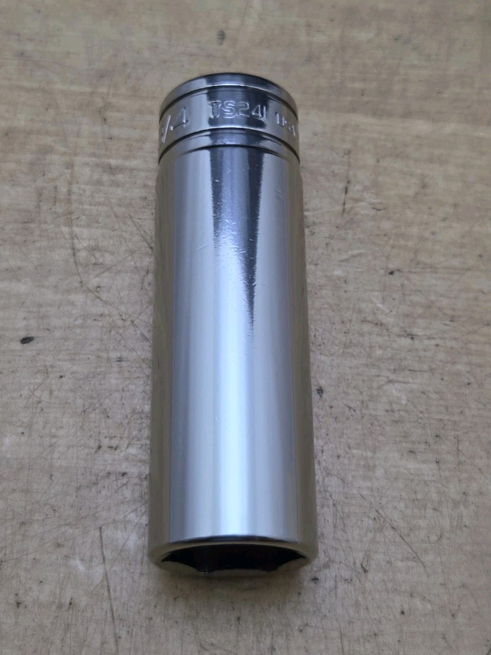 New Snap On TS241 – 1/2″ Drive 3/4″ Deep 6 Pt Chrome Socket