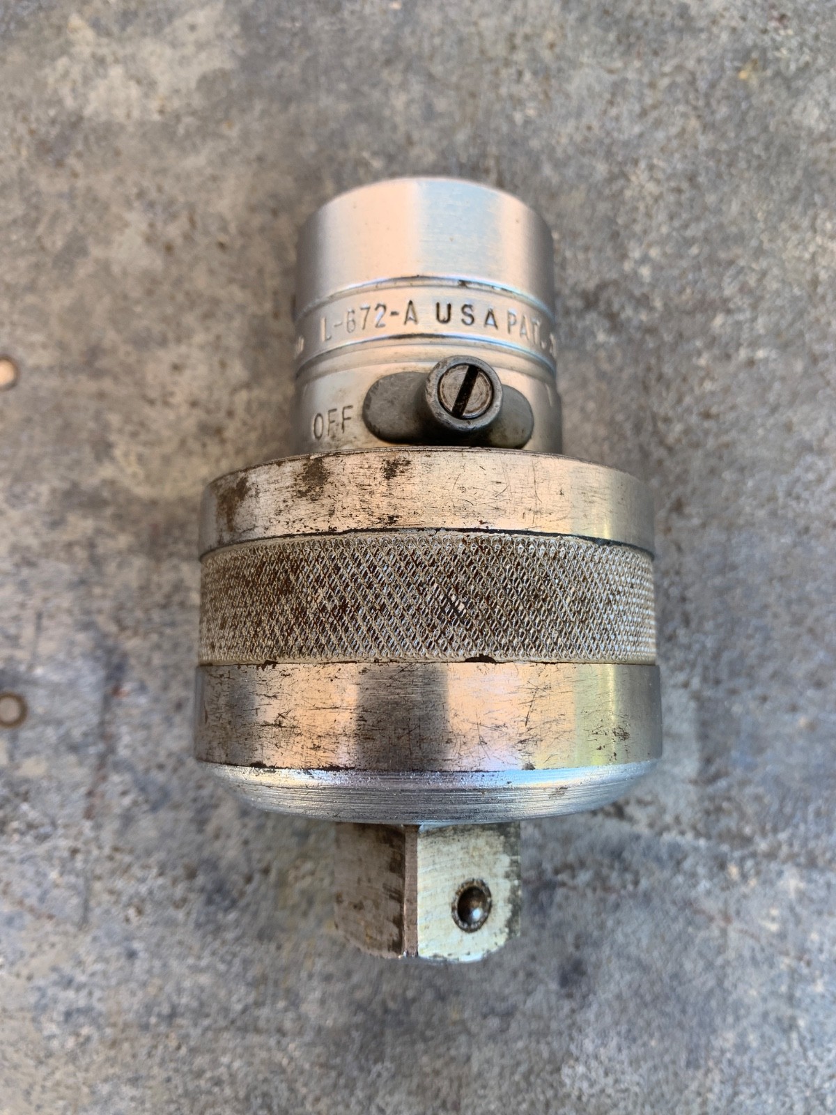 Snap-on Tools L-672-A 3/4″ Drive Ratchet Adapter Nice Used Condition