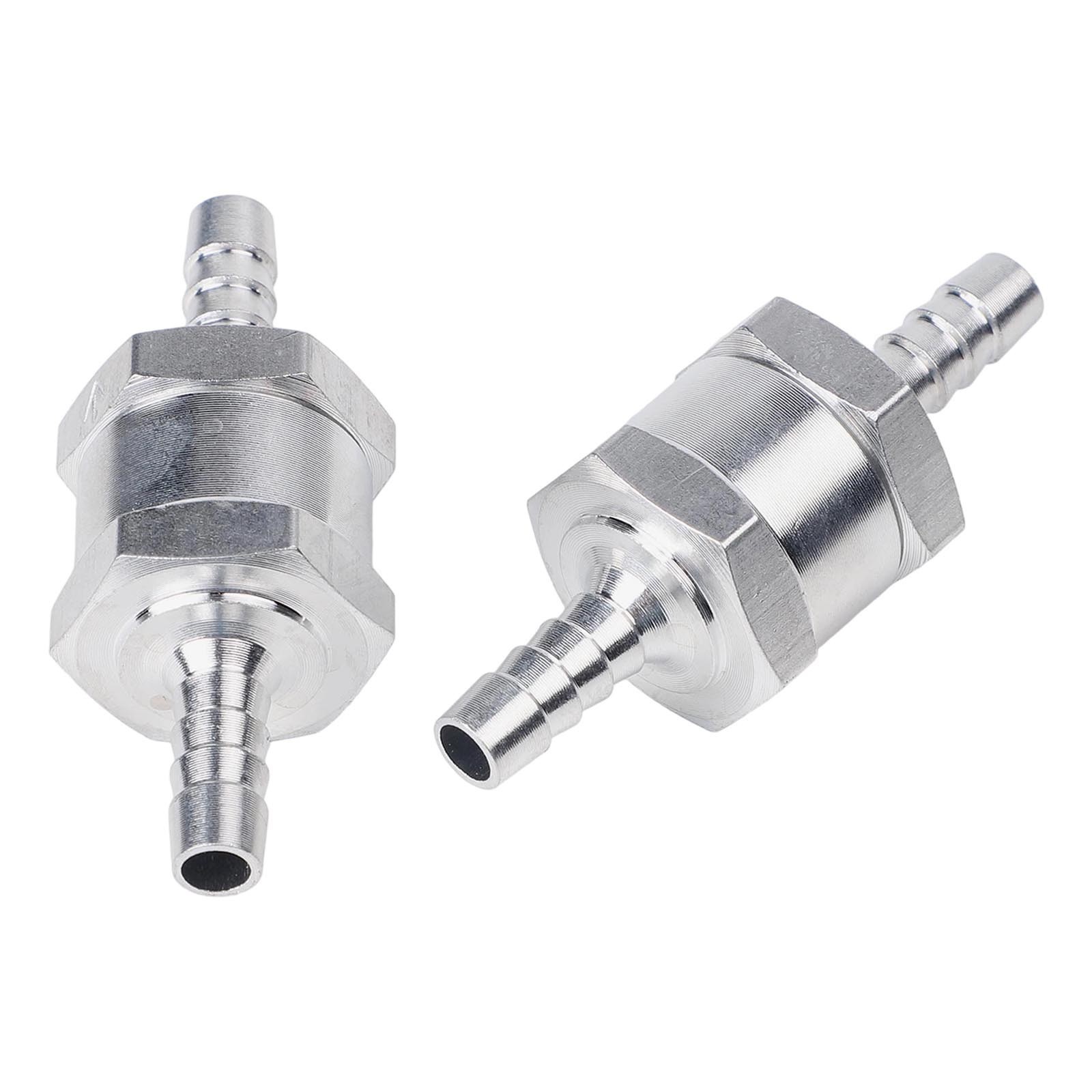 Fuel Check Valve Kit 2x6mm with Hose Clamps for Motorcycles and For cars