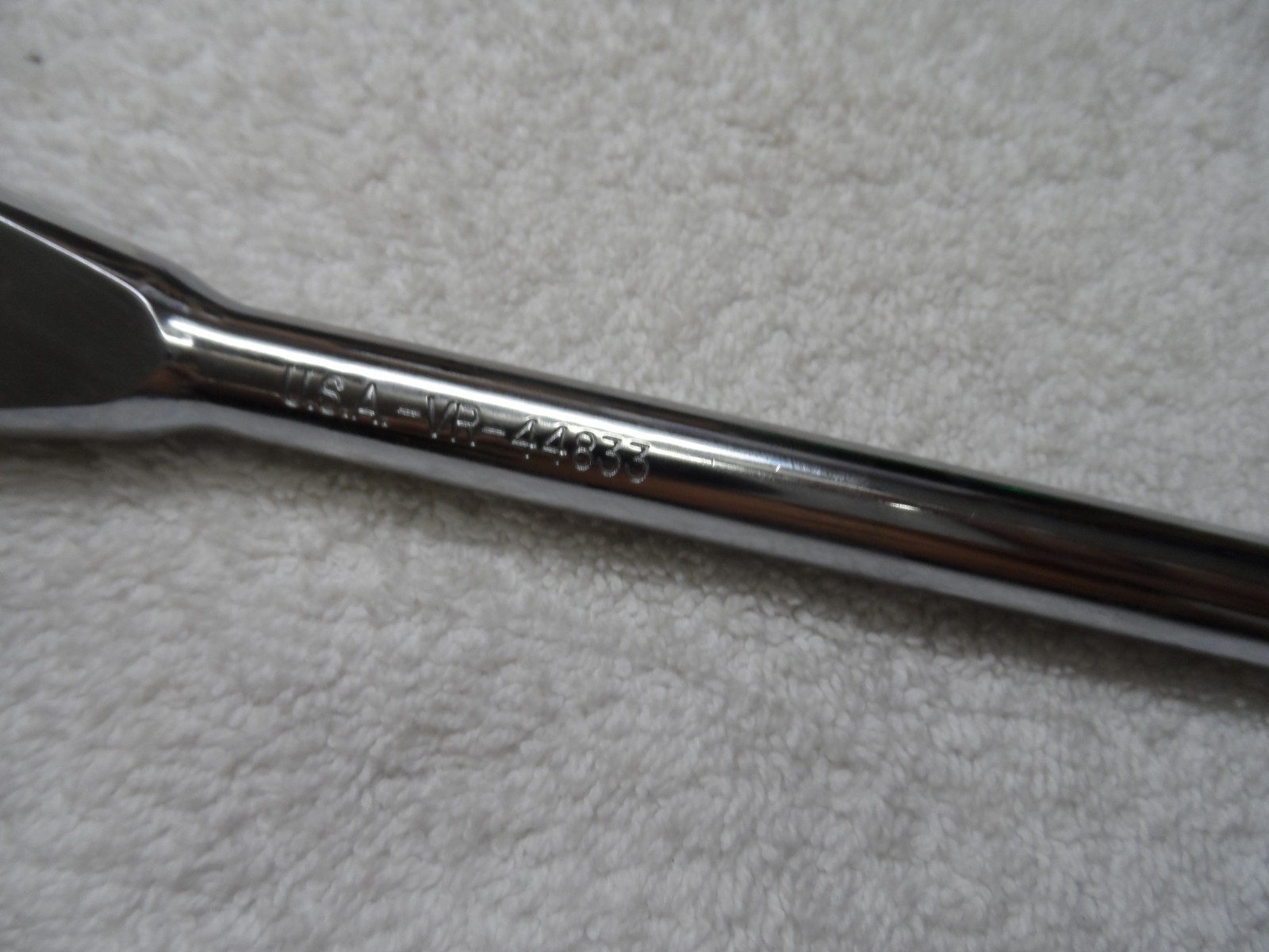 Craftsman 3/8 Drive Full Polish Long Handle Ratchet, made in USA, VR – PN 44833