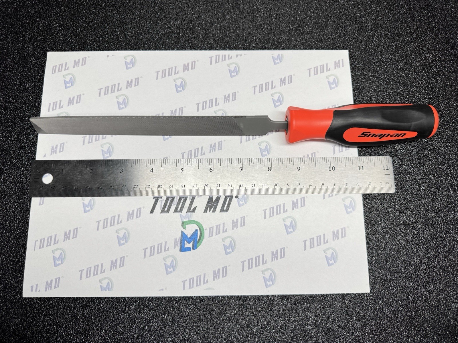 Snap-on Tools NEW ORANGE Soft Grip Flat 8” Length Blade Mill File SGHF615B 8MA